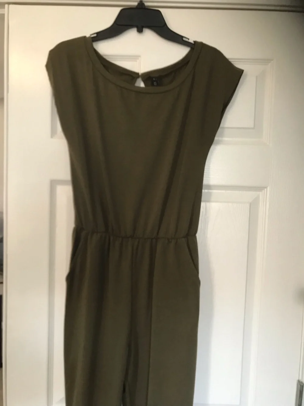Olive Green Women's Jumpsuit - Picture 5 of 10